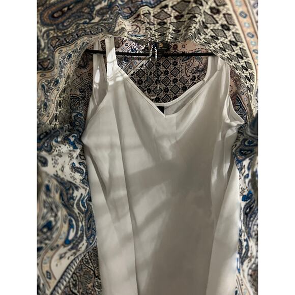 JM Collection | Mixed Print Long Sleeve Top - Picture 6 of 8